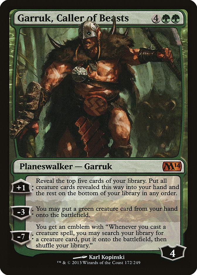 Garruk, Caller of Beasts [Magic 2014] | Total Play