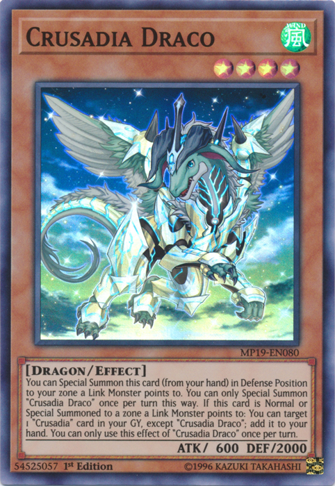 Crusadia Draco [MP19-EN080] Super Rare | Total Play