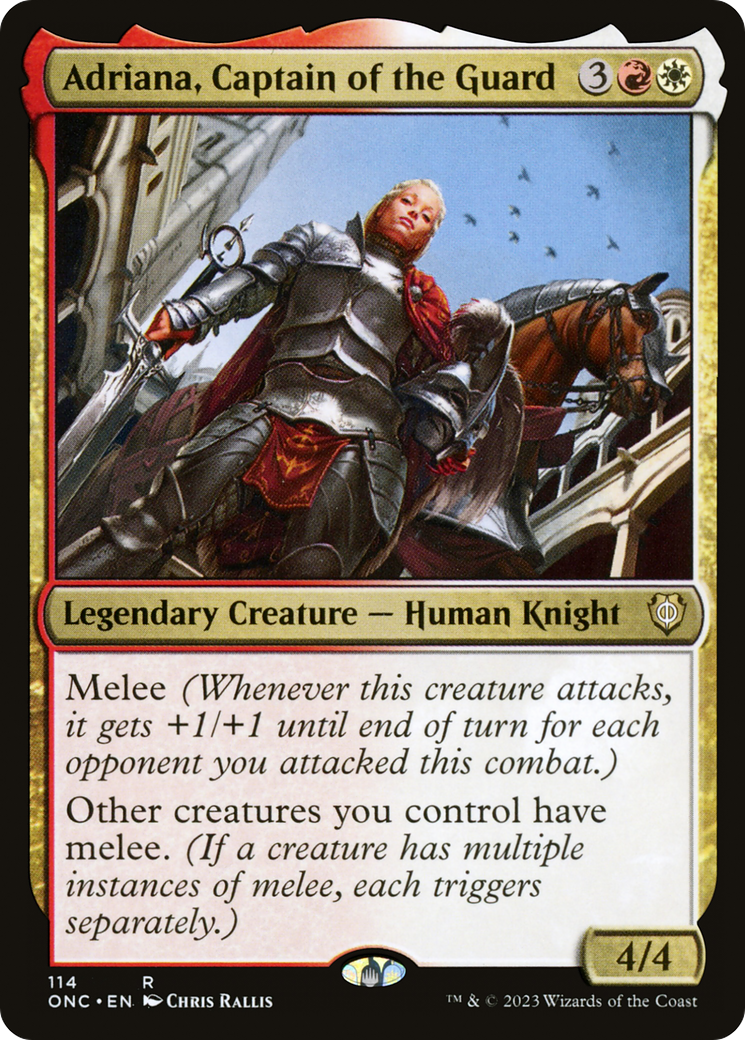Adriana, Captain of the Guard [Phyrexia: All Will Be One Commander] | Total Play