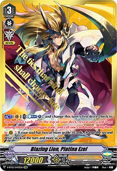 Blazing Lion, Platina Ezel (V-BT05/SV03EN) [Aerial Steed Liberation] | Total Play
