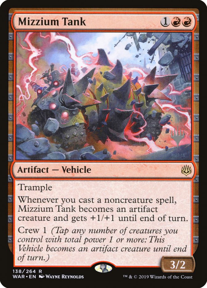 Mizzium Tank (Promo Pack) [War of the Spark Promos] | Total Play