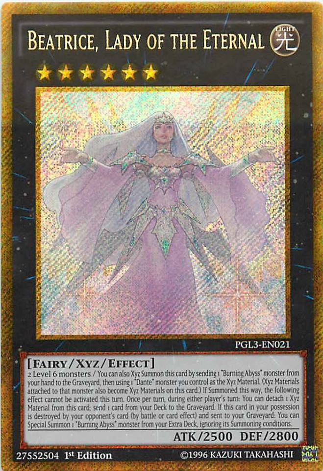 Beatrice, Lady of the Eternal [PGL3-EN021] Gold Secret Rare | Total Play