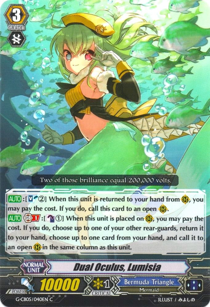 Dual Oculus, Lumisia (G-CB05/040EN) [Prismatic Divas] | Total Play