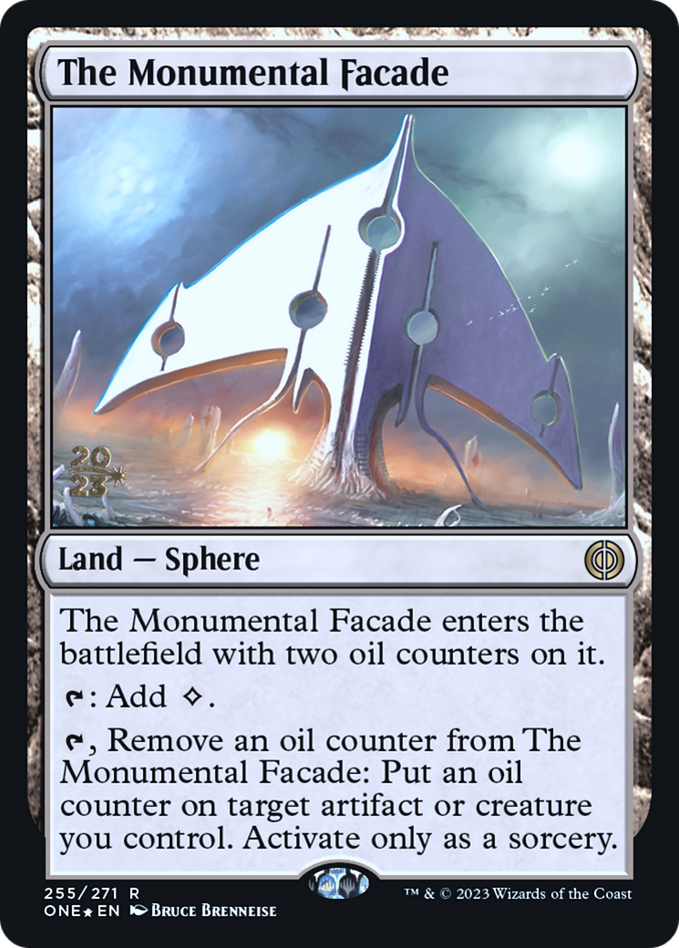 The Monumental Facade [Phyrexia: All Will Be One Prerelease Promos] | Total Play