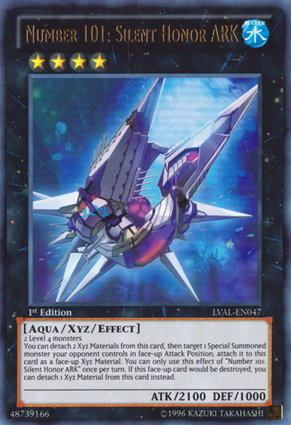 Number 101: Silent Honor ARK [LVAL-EN047] Ultra Rare | Total Play