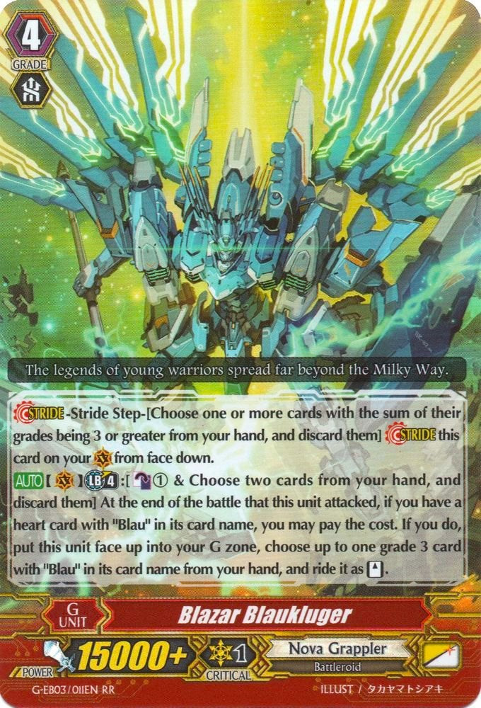 Blazar Blaukluger (G-EB03/011EN) [The GALAXY STAR GATE] | Total Play