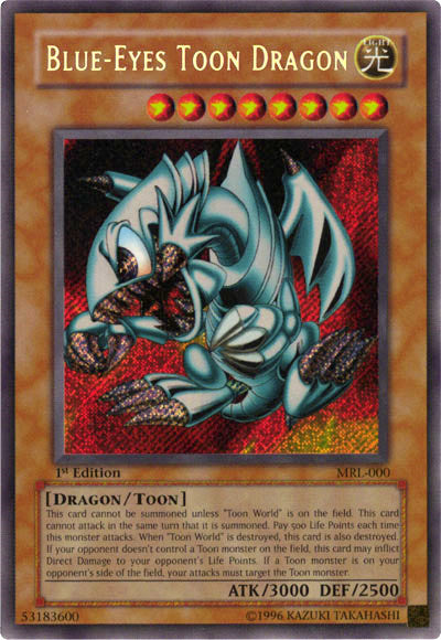 Blue-Eyes Toon Dragon [MRL-000] Secret Rare | Total Play