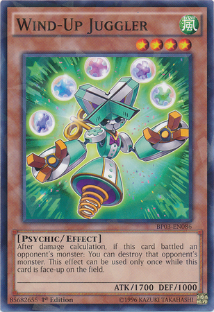 Wind-Up Juggler [BP03-EN086] Shatterfoil Rare | Total Play