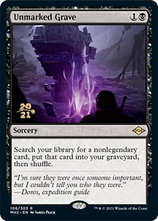 Unmarked Grave [Modern Horizons 2 Prerelease Promos] | Total Play