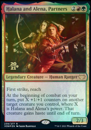 Halana and Alena, Partners [Innistrad: Crimson Vow Prerelease Promos] | Total Play