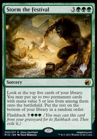 Storm the Festival (Promo Pack) [Innistrad: Midnight Hunt Promos] | Total Play