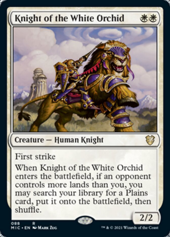 Knight of the White Orchid [Innistrad: Midnight Hunt Commander] | Total Play