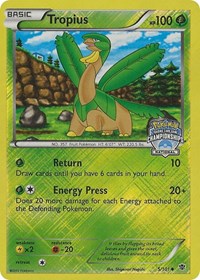 Tropius (5/101) (National Championship Promo) [Black & White: Plasma Blast] | Total Play