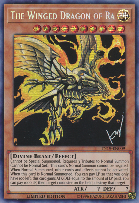 The Winged Dragon of Ra [TN19-EN009] Prismatic Secret Rare | Total Play
