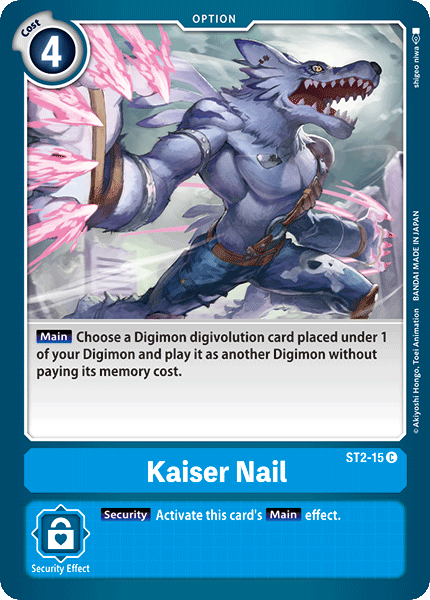 Kaiser Nail [ST2-15] [Starter Deck: Cocytus Blue] | Total Play