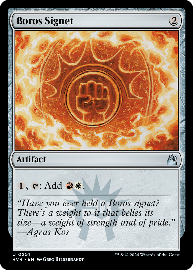 Boros Signet [Ravnica Remastered] | Total Play