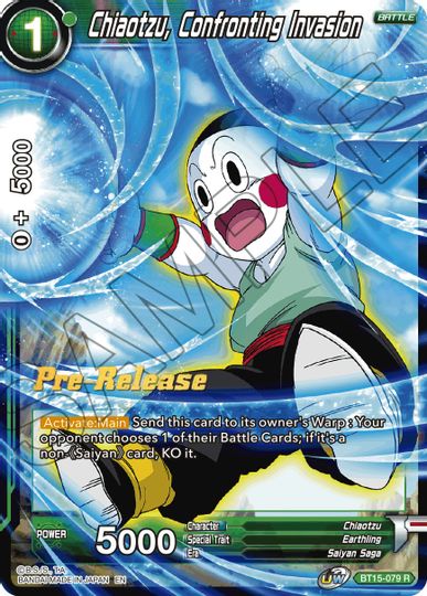 Chiaotzu, Confronting Invasion (BT15-079) [Saiyan Showdown Prerelease Promos] | Total Play