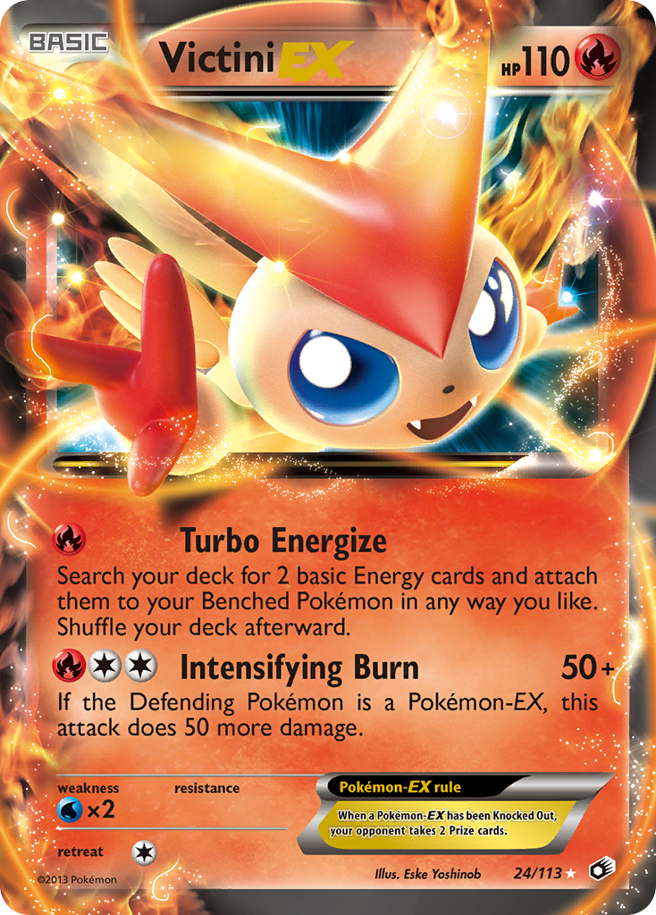 Victini EX (24/113) [Black & White: Legendary Treasures] | Total Play