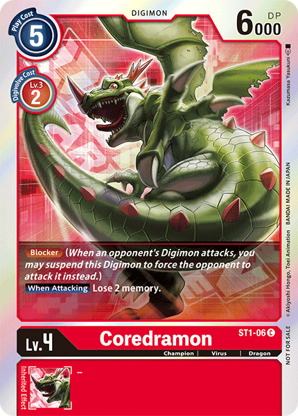 Coredramon [ST1-06] (Event Pack) [Starter Deck: Gaia Red Promos] | Total Play