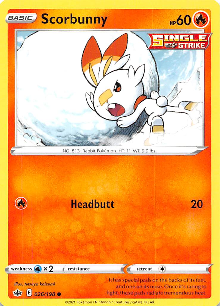 Scorbunny (026/198) [Sword & Shield: Chilling Reign] | Total Play