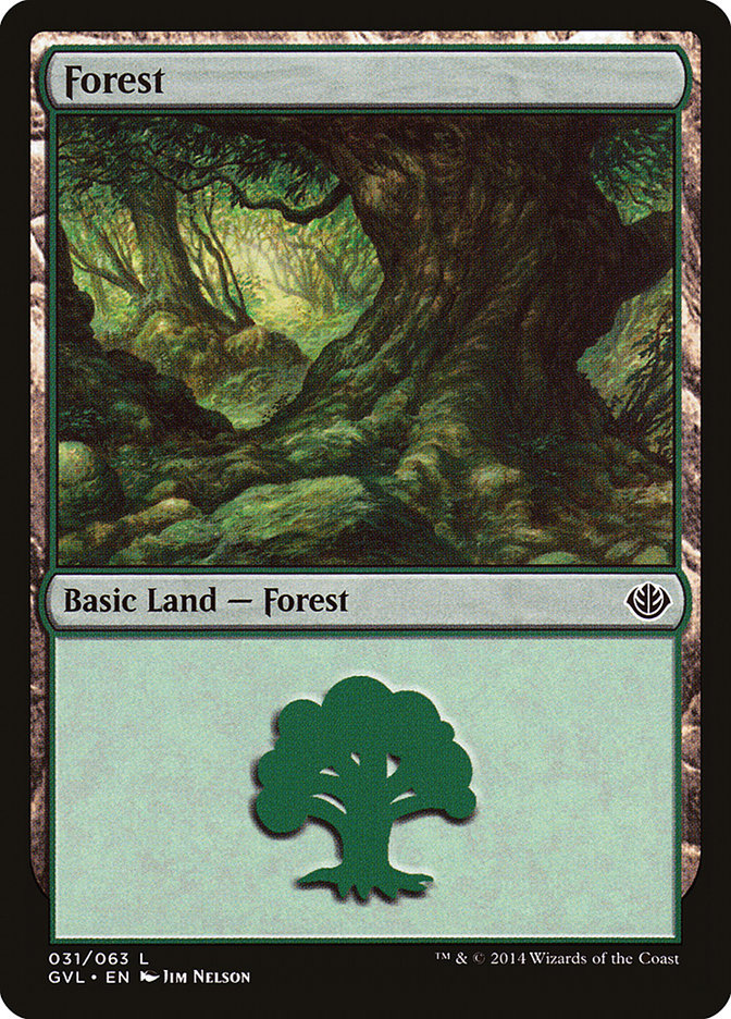 Forest (31) (Garruk vs. Liliana) [Duel Decks Anthology] | Total Play