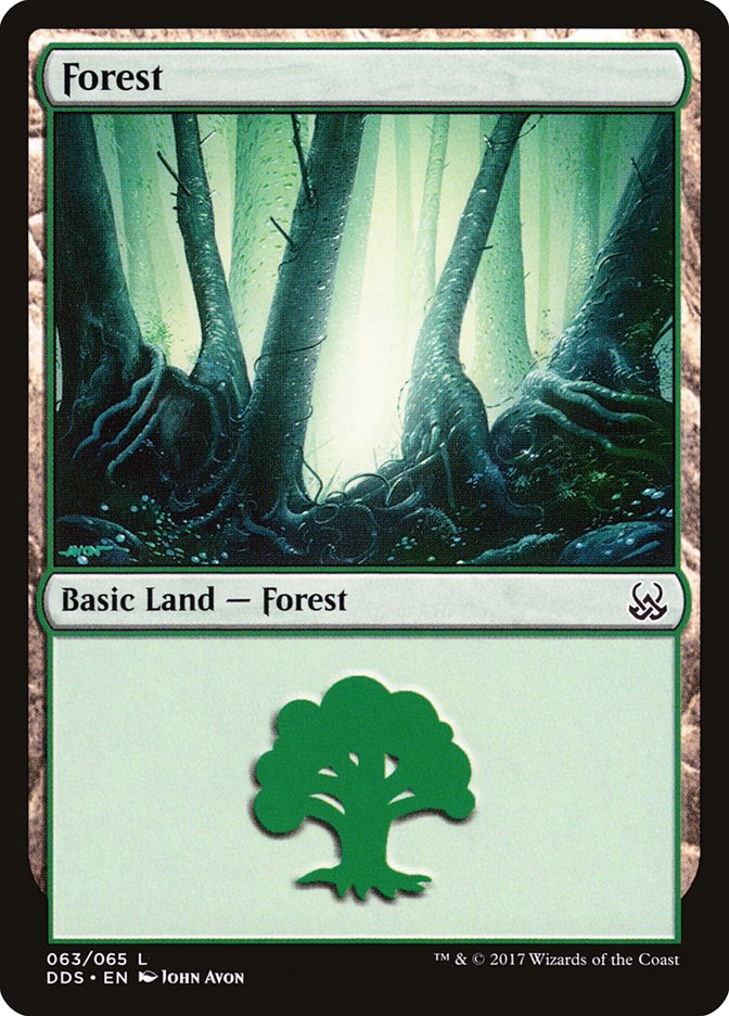 Forest (63) [Duel Decks: Mind vs. Might] | Total Play