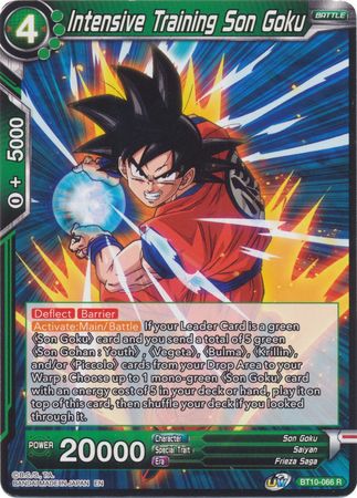 Intensive Training Son Goku (BT10-066) [Rise of the Unison Warrior] | Total Play