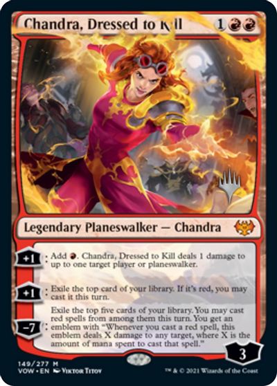 Chandra, Dressed to Kill (Promo Pack) [Innistrad: Crimson Vow Promos] | Total Play