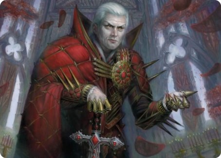 Edgar, Charmed Groom 1 Art Card [Innistrad: Crimson Vow Art Series] | Total Play