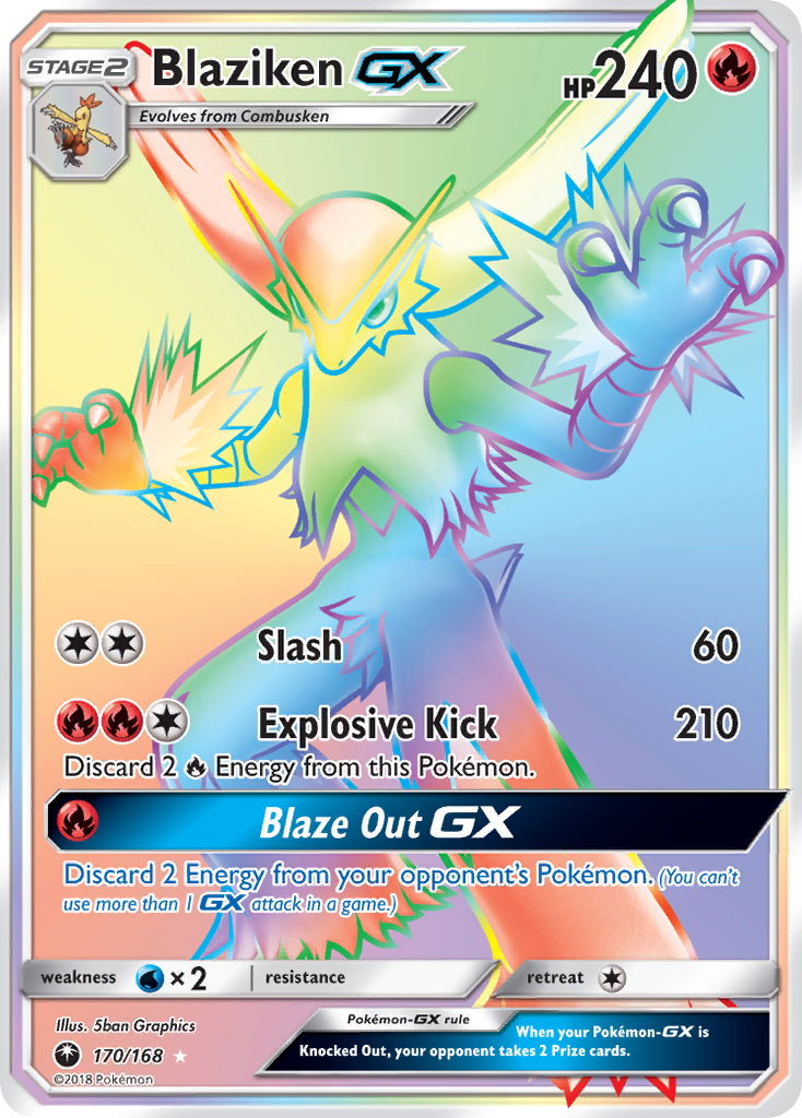 Blaziken GX (170/168) [Sun & Moon: Celestial Storm] | Total Play