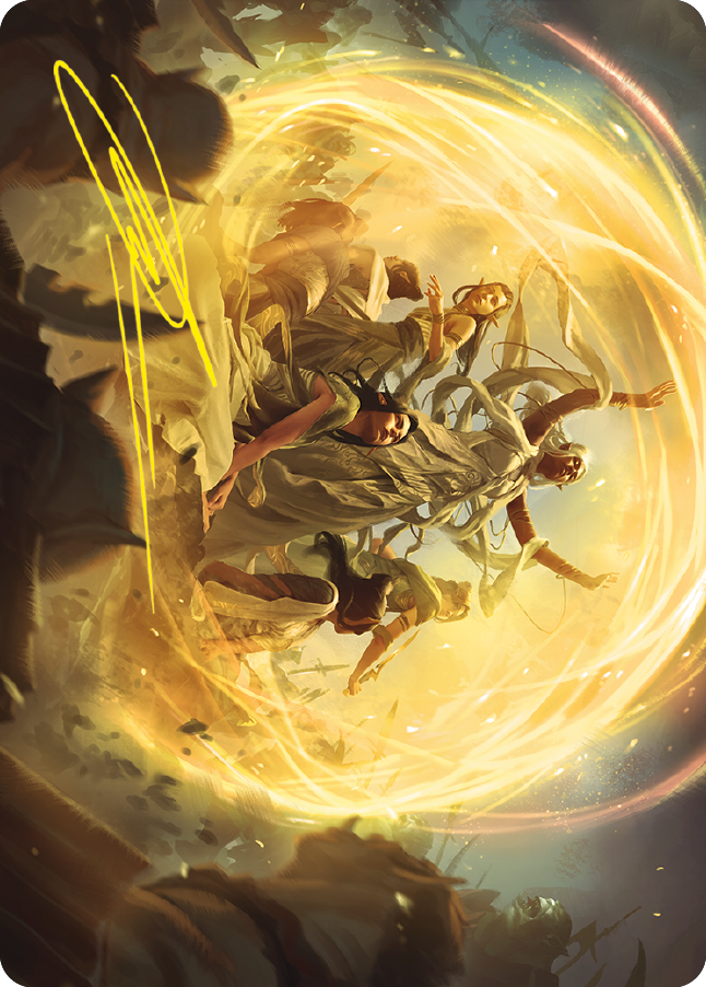 Heroic Intervention Art Card (Gold-Stamped Signature) [The Lord of the Rings: Tales of Middle-earth Art Series] | Total Play