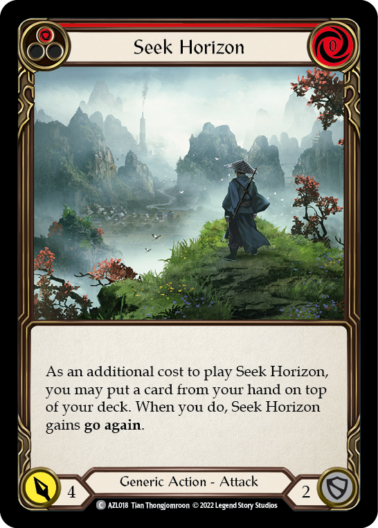 Seek Horizon (Red) [AZL018] (Outsiders Azalea Blitz Deck) | Total Play