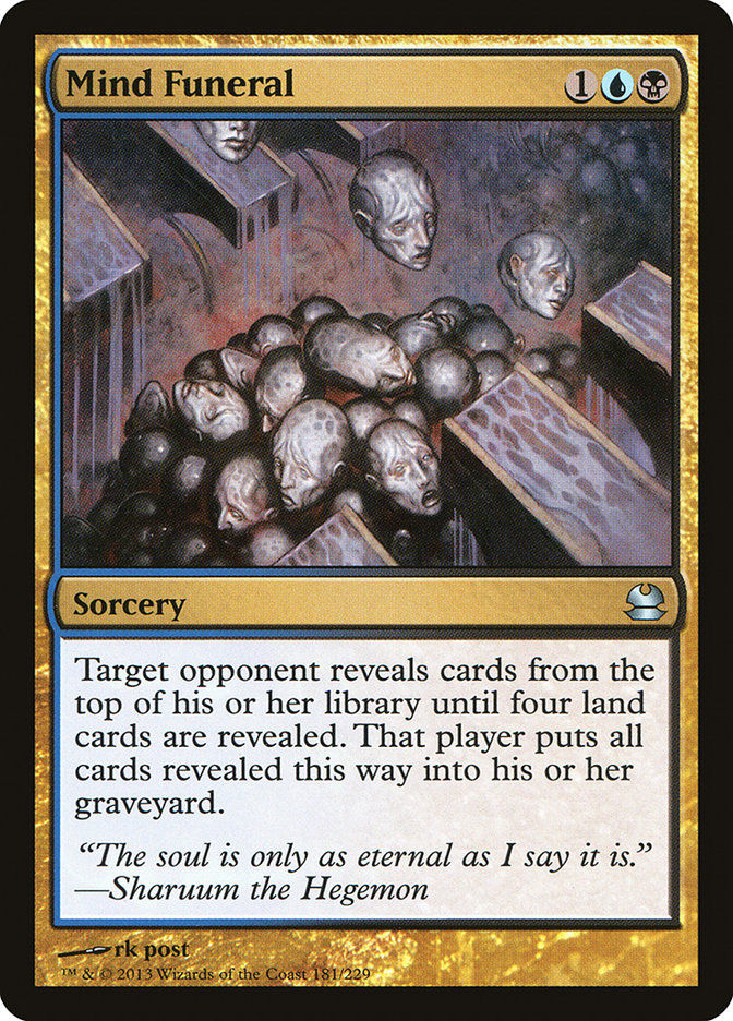 Mind Funeral [Modern Masters] | Total Play