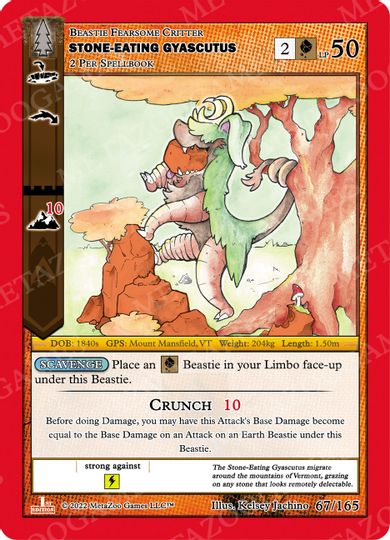 Stone-Eating Gyascutus [Cryptid Nation: Wilderness] | Total Play
