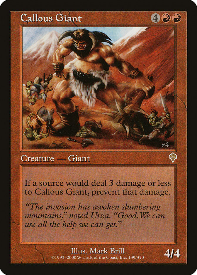 Callous Giant [Invasion] | Total Play