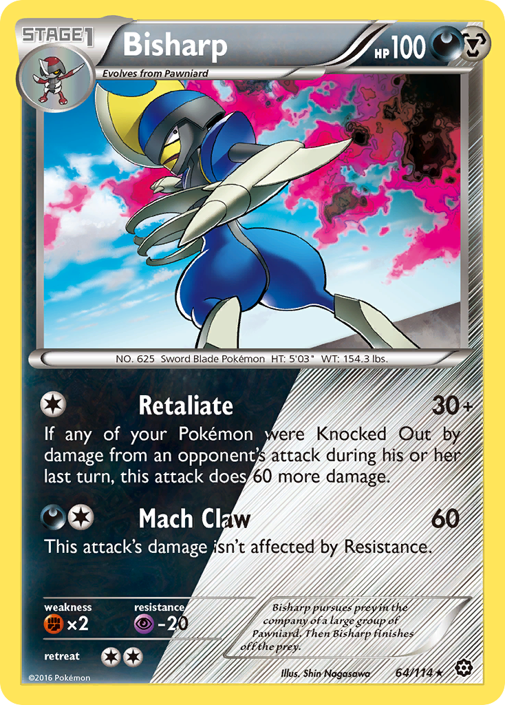 Bisharp (64/114) [XY: Steam Siege] | Total Play