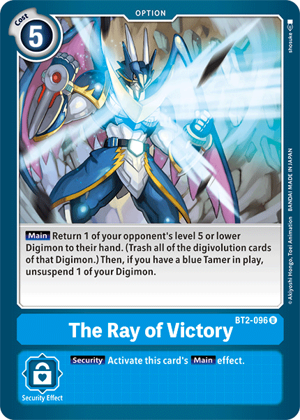 The Ray of Victory [BT2-096] [Release Special Booster Ver.1.5] | Total Play