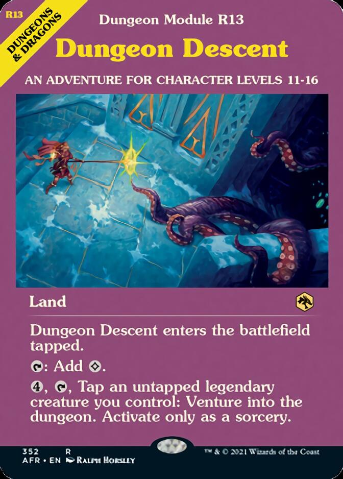 Dungeon Descent (Dungeon Module) [Dungeons & Dragons: Adventures in the Forgotten Realms] | Total Play