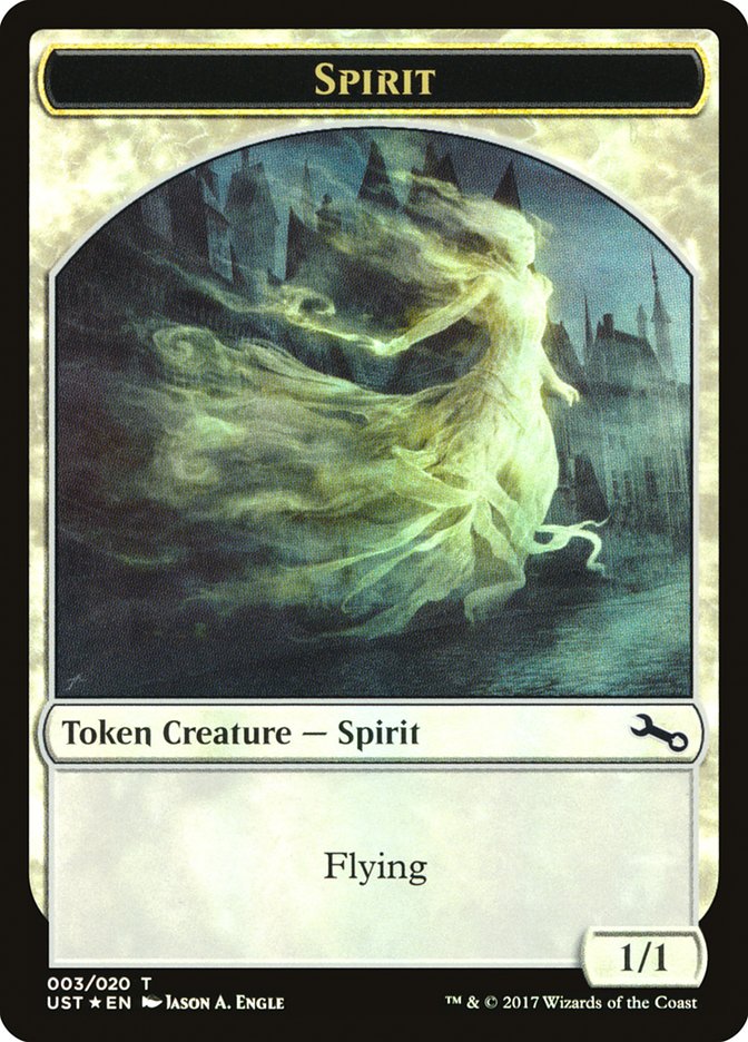 Spirit (003) // Spirit Double-Sided Token [Unstable Tokens] | Total Play