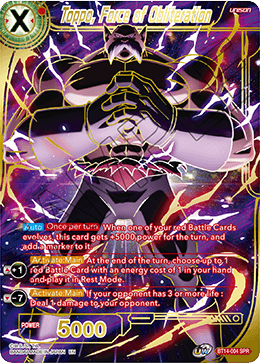 Toppo, Force of Obliteration (SPR) (BT14-004) [Cross Spirits] | Total Play