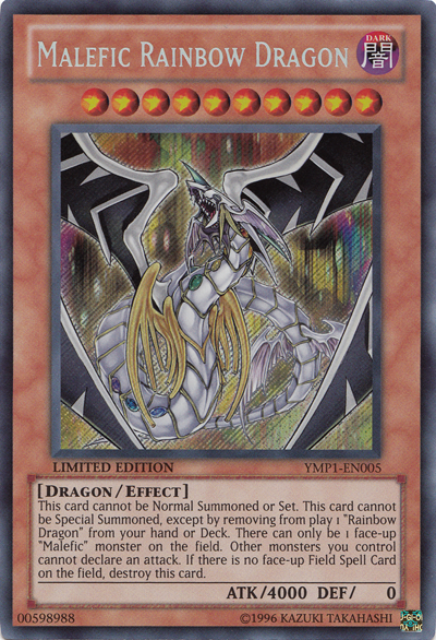 Malefic Rainbow Dragon [YMP1-EN005] Secret Rare | Total Play