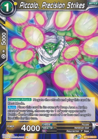 Piccolo, Precision Strikes (BT12-094) [Vicious Rejuvenation] | Total Play