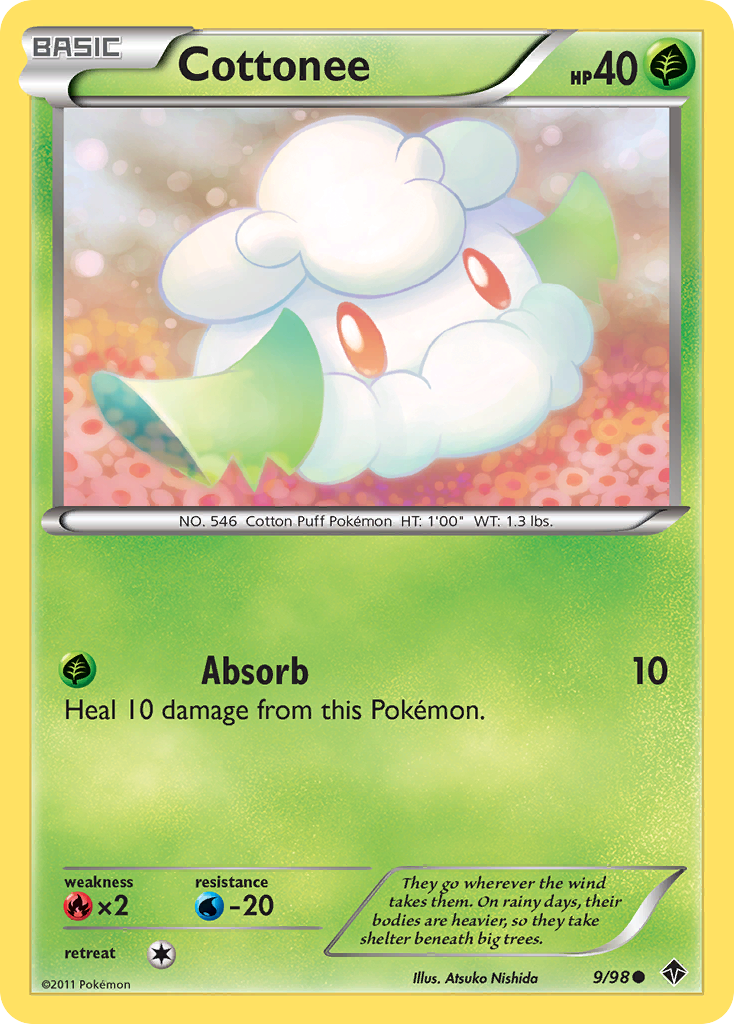 Cottonee (9/98) [Black & White: Emerging Powers] | Total Play