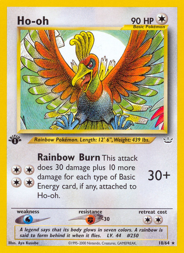 Ho-oh (18/64) [Neo Revelation 1st Edition] | Total Play