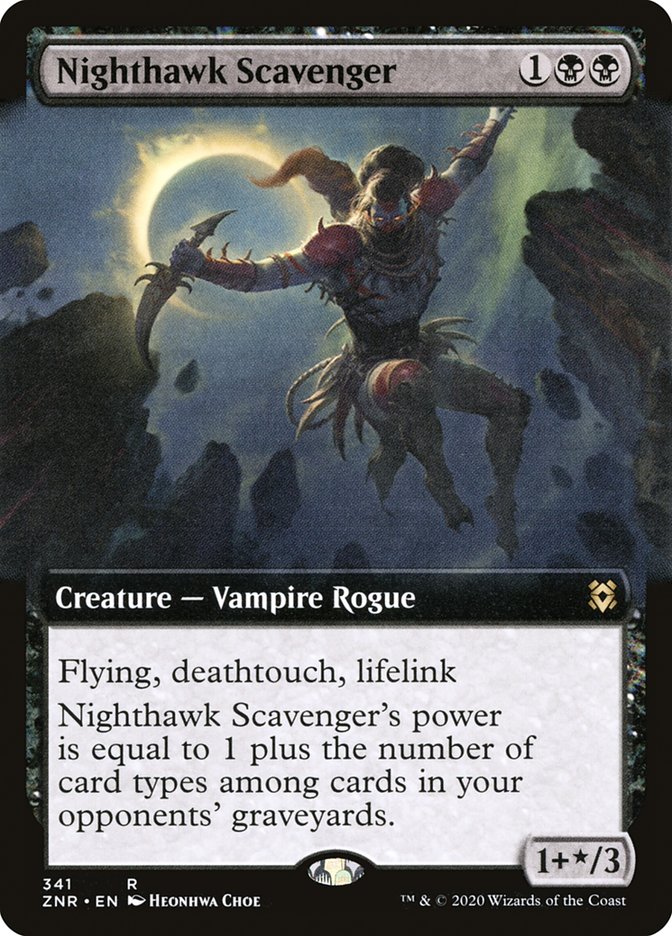 Nighthawk Scavenger (Extended Art) [Zendikar Rising] | Total Play