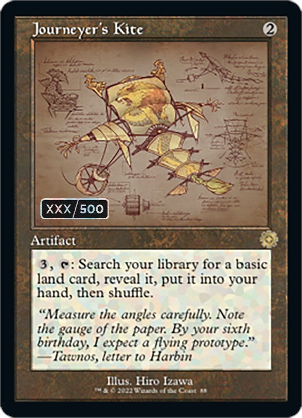 Journeyer's Kite (Retro Schematic) (Serialized) [The Brothers' War Retro Artifacts] | Total Play