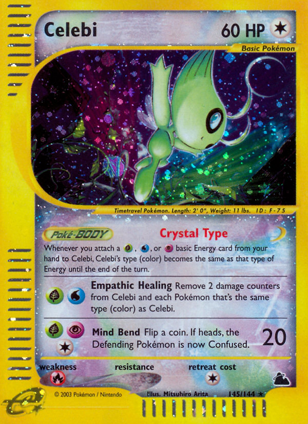 Celebi (145/144) [Skyridge] | Total Play