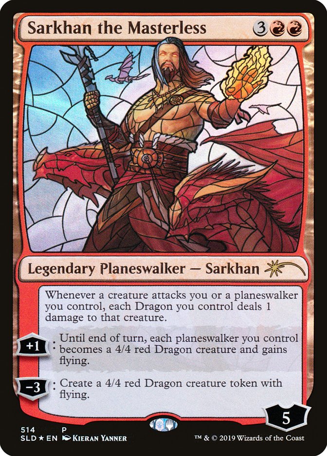 Sarkhan the Masterless (Stained Glass) [Secret Lair Drop Promos] | Total Play