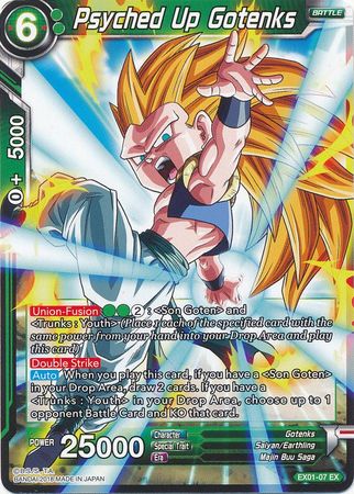 Psyched Up Gotenks (EX01-07) [Mighty Heroes] | Total Play