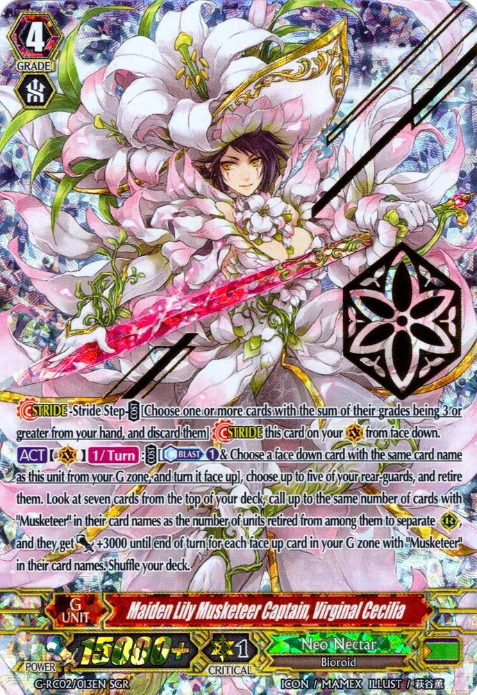 Maiden Lily Musketeer Captain, Virginal Cecilia (G-RC02/013EN) [Revival Collection] | Total Play